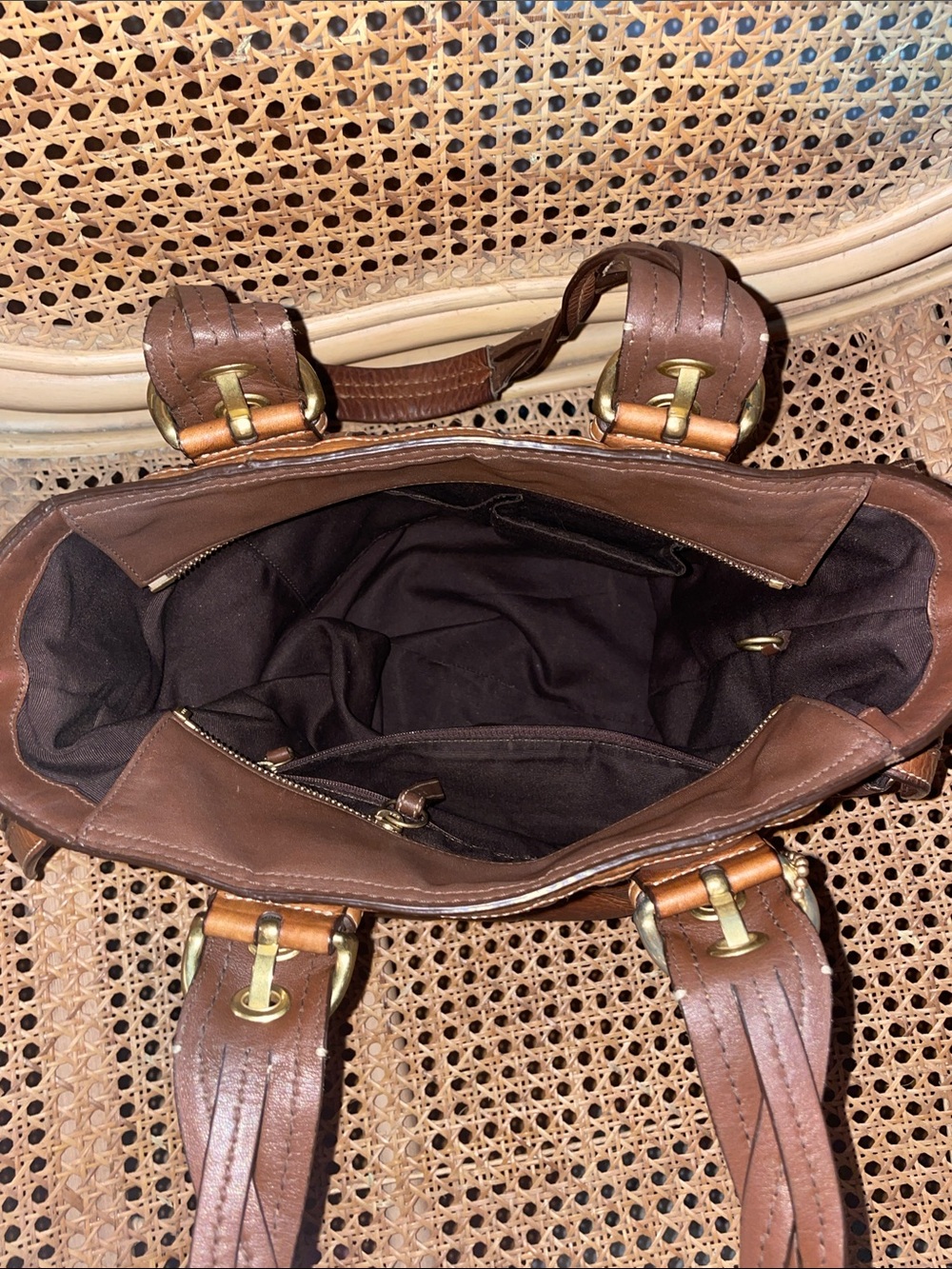 Vintage Coach Y2K MIA SoHo Pebbled Whiskey Leather Tote 10049 - Picture 13 of 16